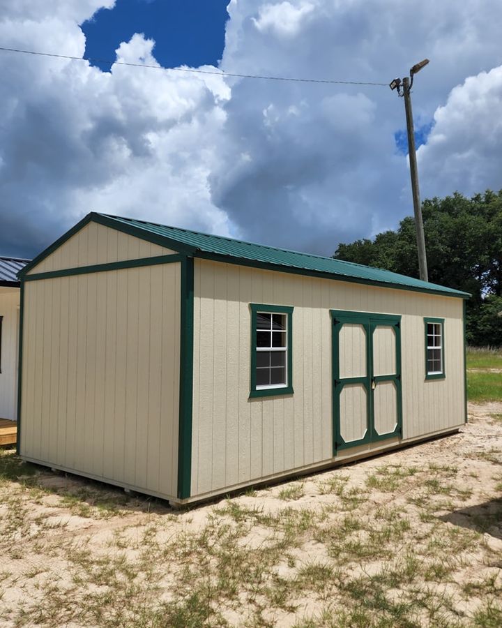 Painted Utility Building
