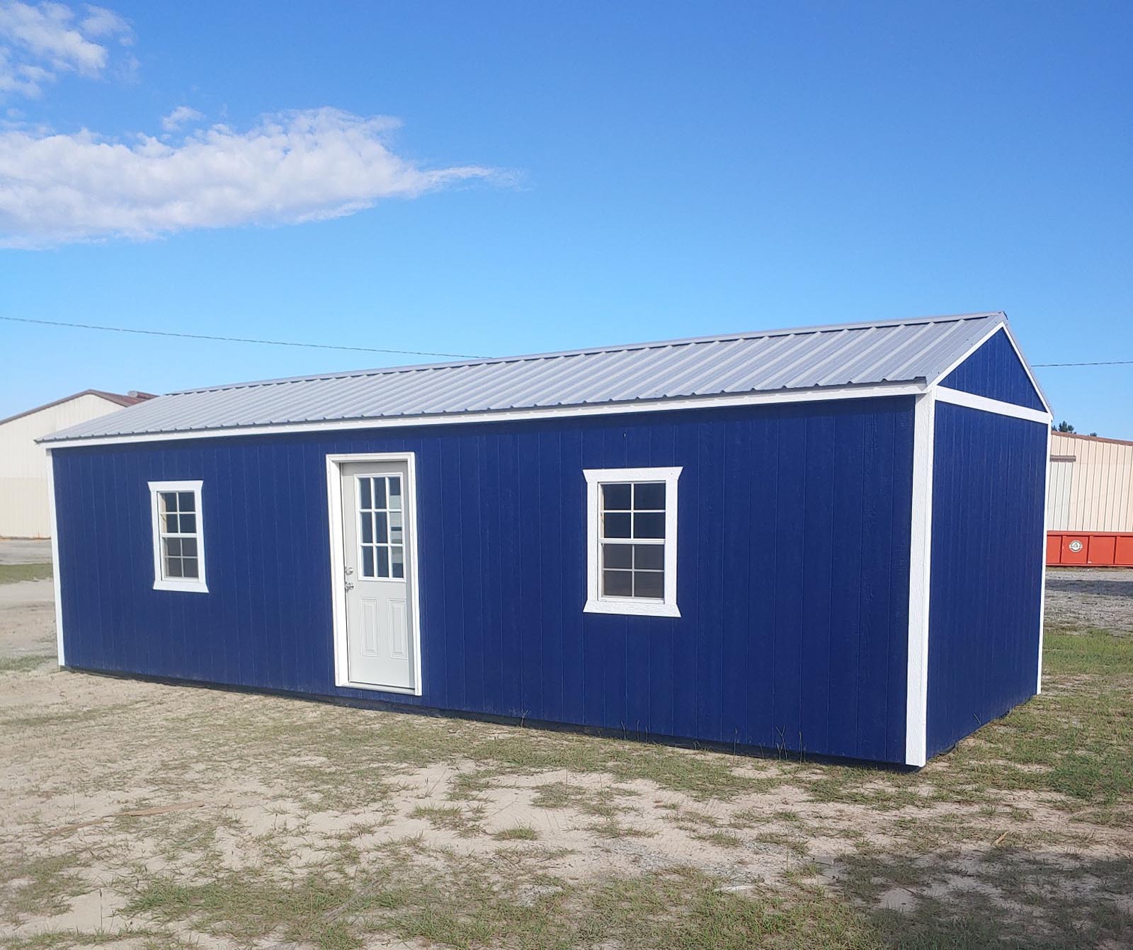 Painted Utility Building