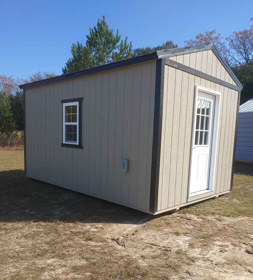 Painted Utility Building