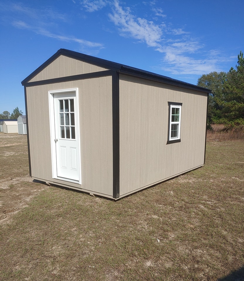 Painted Utility Building