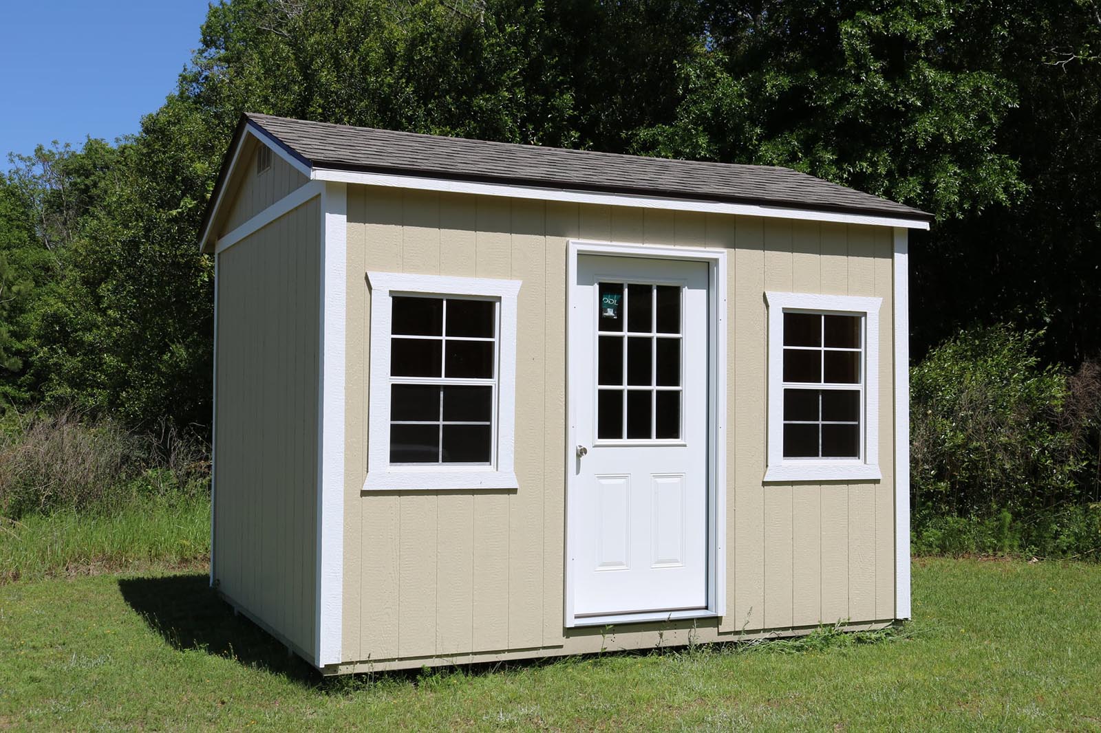 Painted Utility Building