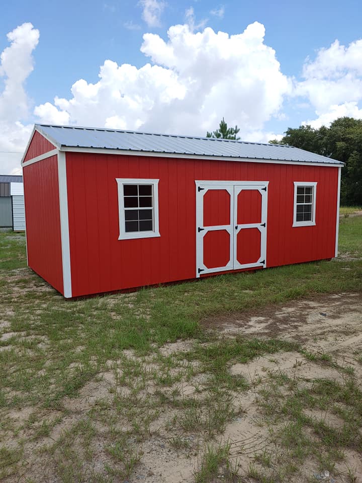 Painted Utility Building