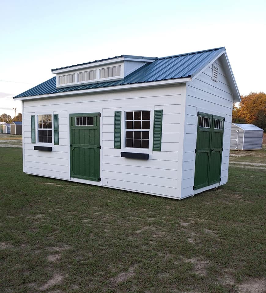 Painted Utility Building